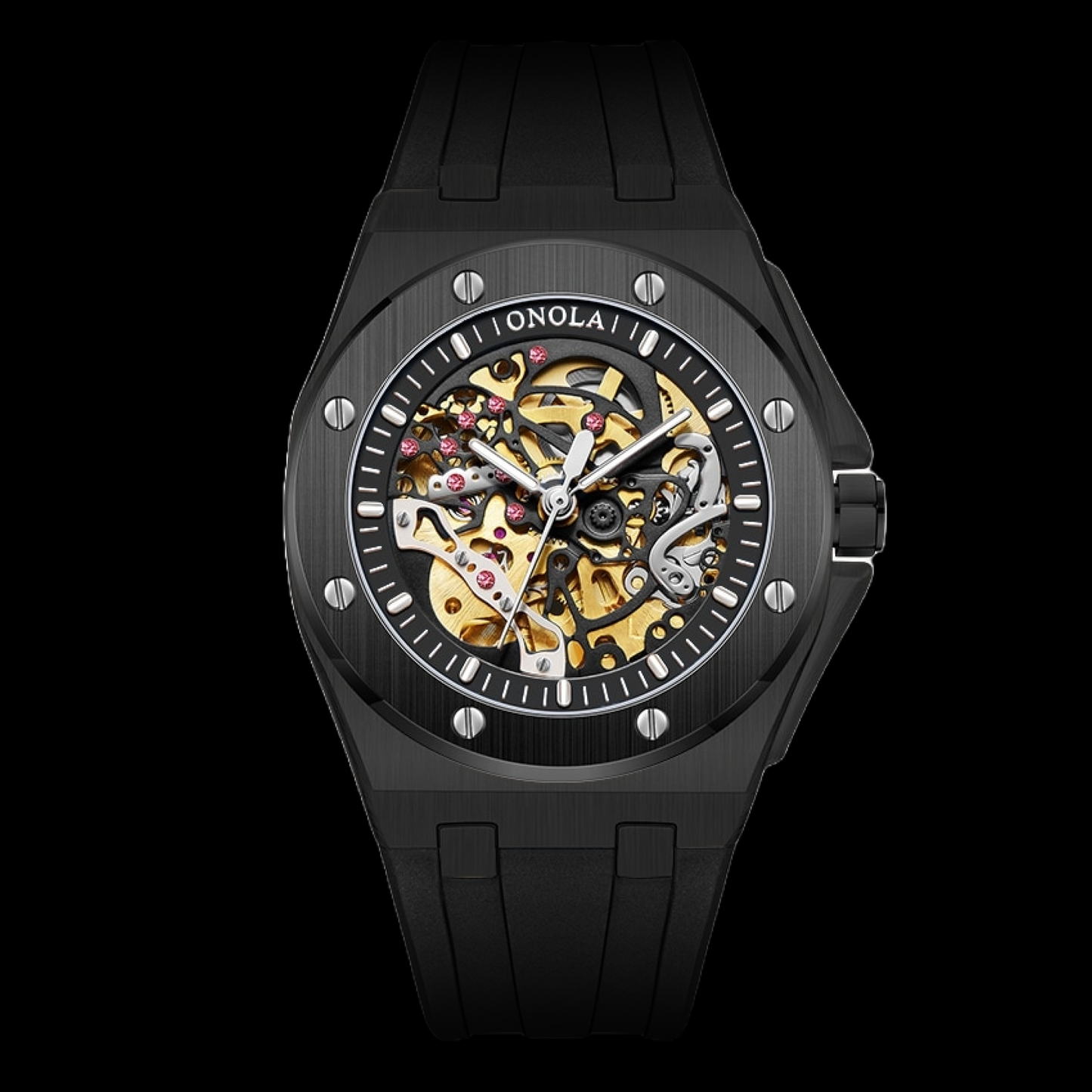 HUBLO Skeleton Oak Watch