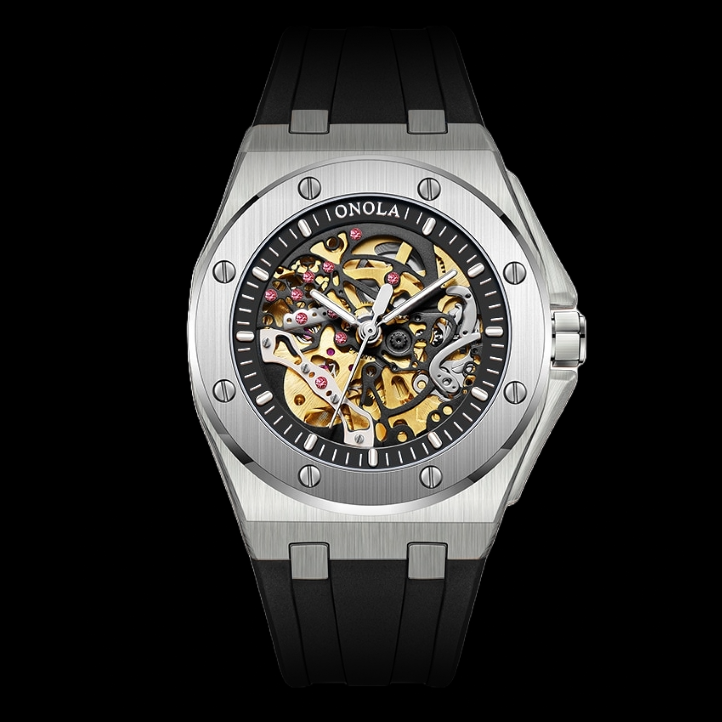 HUBLO Skeleton Oak Watch