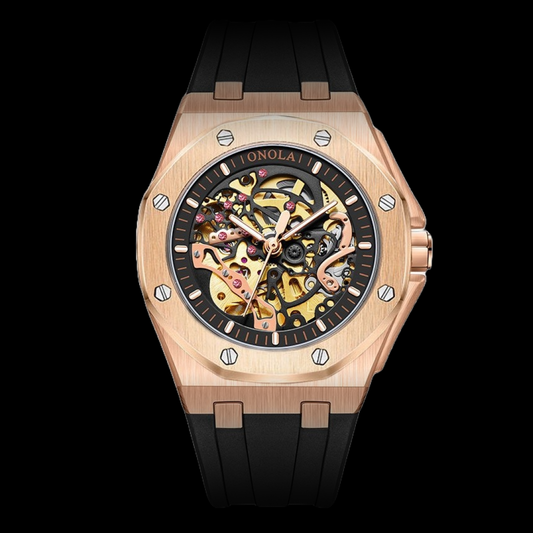 HUBLO Skeleton Oak Watch
